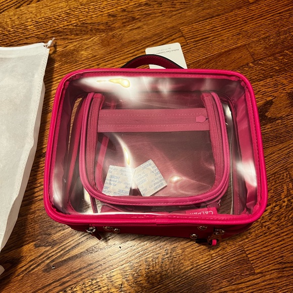 Calpak Medium Cosmetic Bag Dragonfruit - Picture 2 of 4